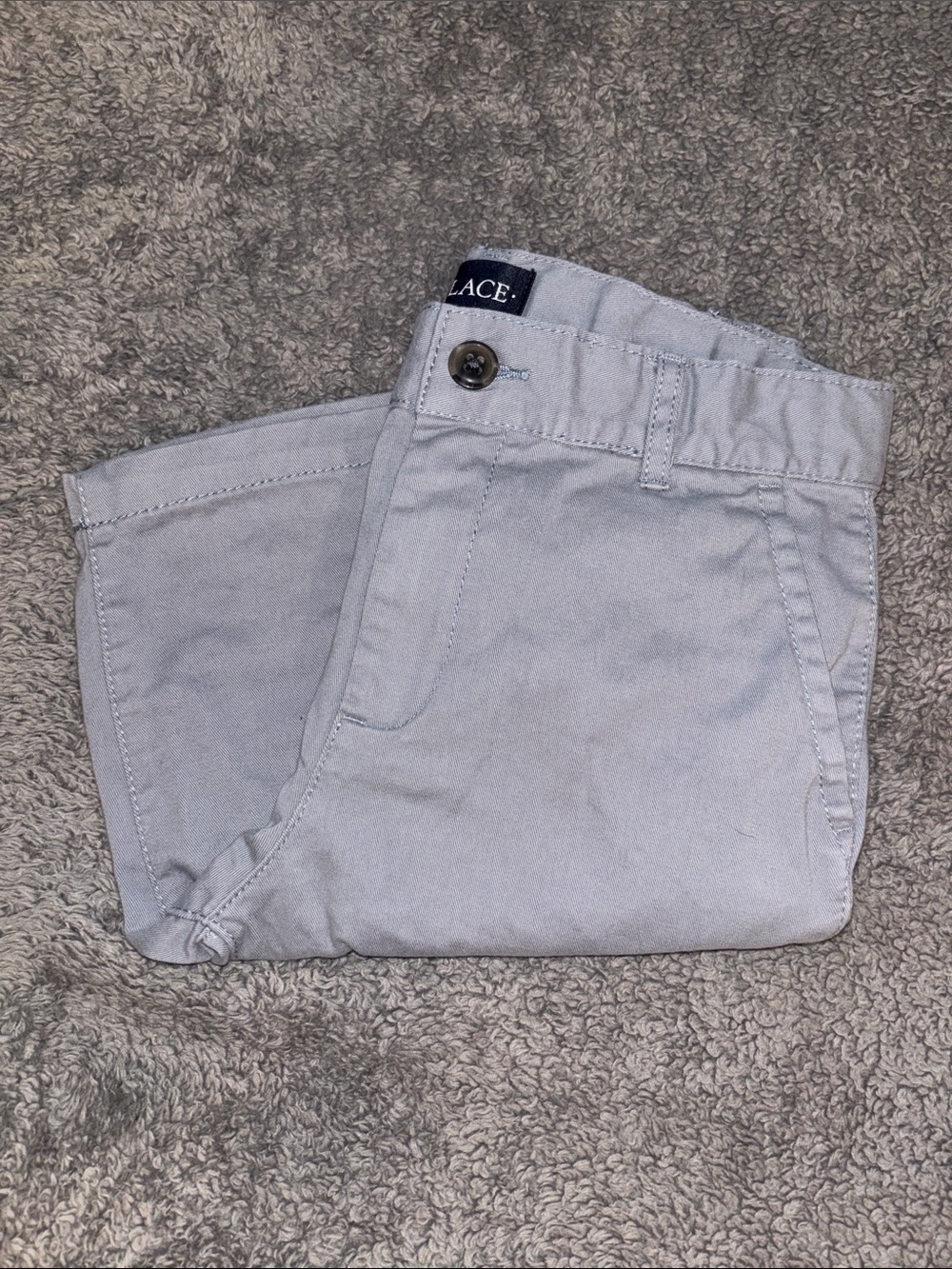 The Children's Place Light Gray Kids Chino Pants